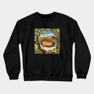 Apple Pie Vintage Slice Sweet Kawaii Retro Picture Crewneck Sweatshirt